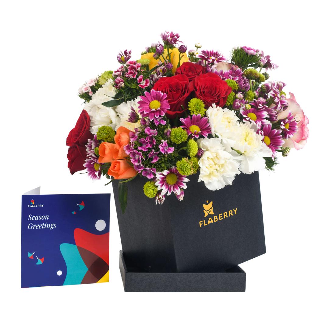 Black Flaberry Signature Collection Flower Box