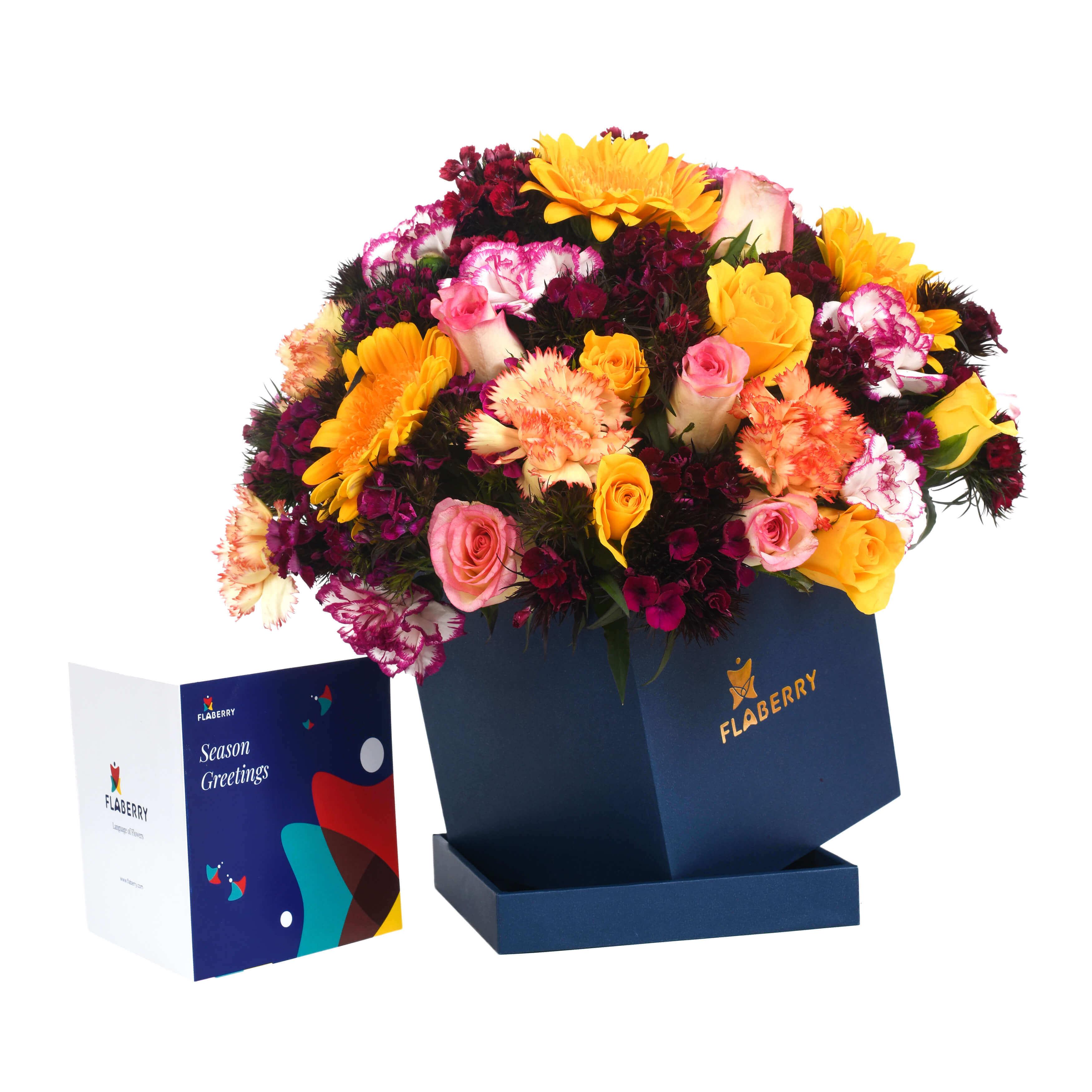 Purple Flaberry Signature Collection Flower Box