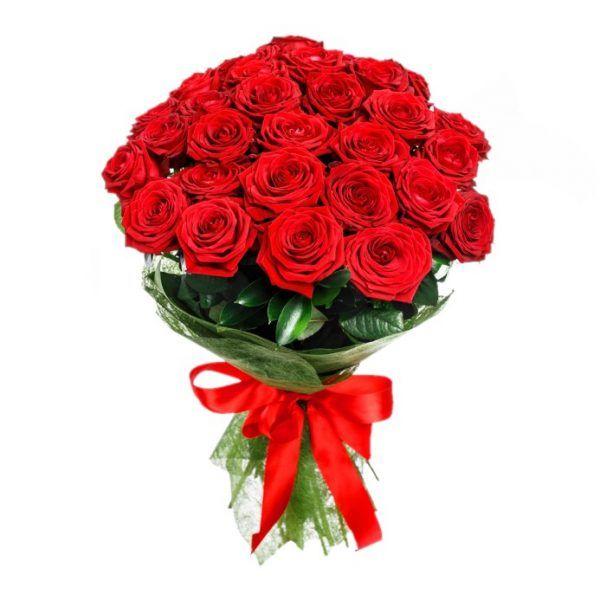 Ravishing Red Roses Flower Bouquet