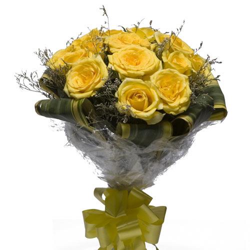Bouquet of yellow roses Flower