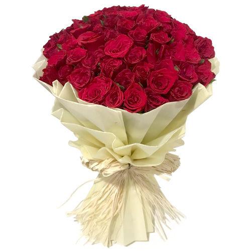  Classy Roses - 50 Red Roses Flower