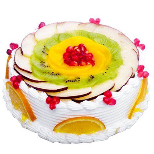 Delectable Fruits Gateau Cake