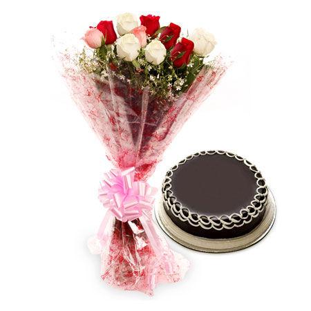 Beautiful Roses & Cake Collection