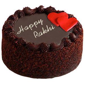 Dark Fantasy Rakhi Chocolate Cake