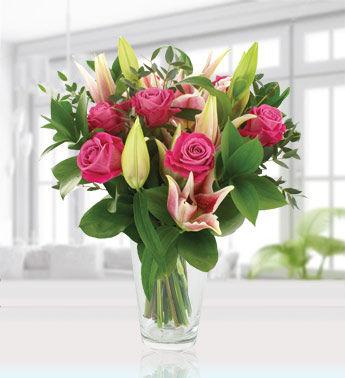Roses and Lilies Flower